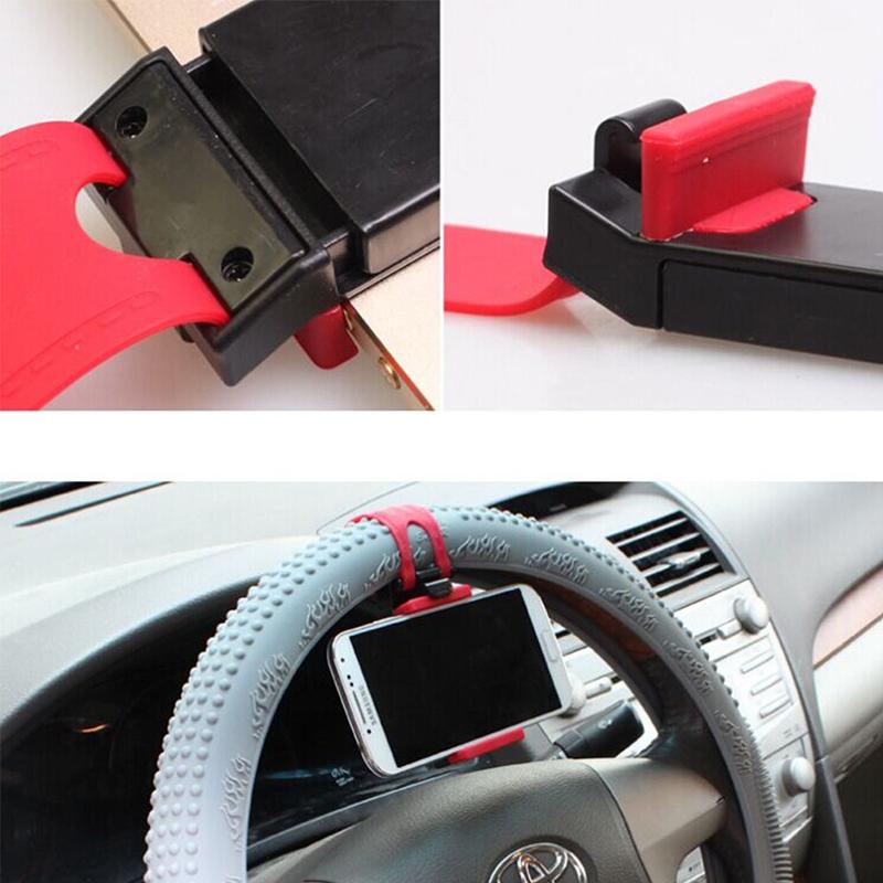 Buy Universal Car Steering Wheel Bike Clip Mount Holder IPhone IPod MP4