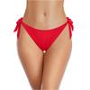 Women Side Tie Bikini Bottoms Adjustable Swim Briefs Low Waist Bathing Suit Separate for Beach Pool Sports