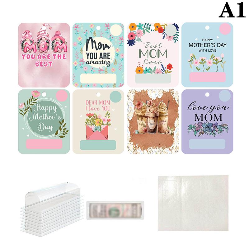 

Mother S Day Money Holder For Cash Gift 8 Sets Mother S Day Cards Cash Holder Ornaments Party Favors Decoration Diy Gift