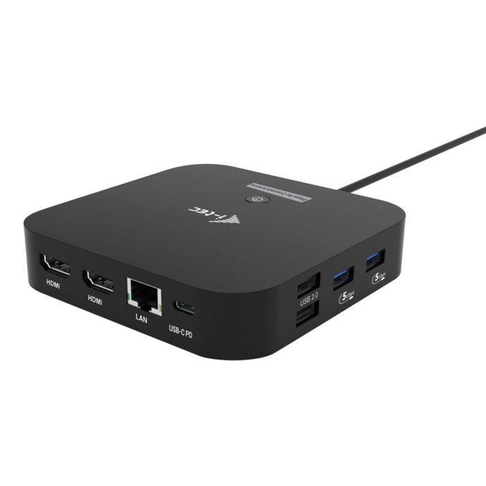 I-TEC Docking Station USB-C Dual HDMI 4K con Power Delivery 100W e 6 Porte USB