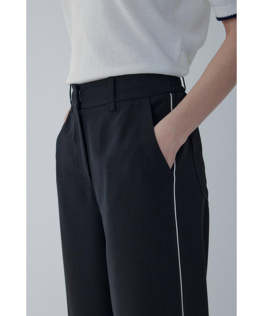 Bobeu Side Line Wide Pants_Black 7156230002