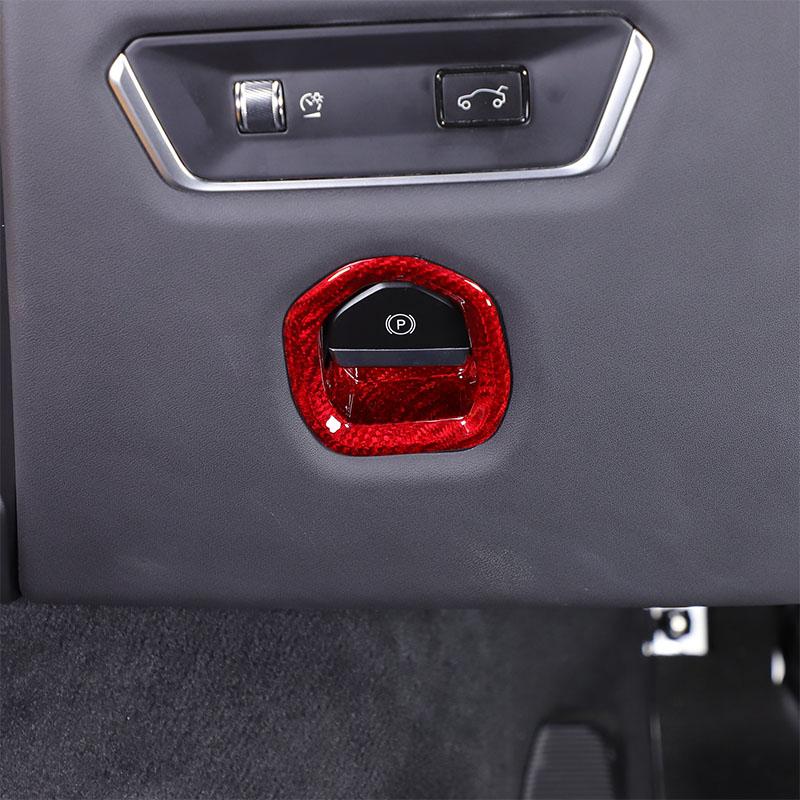 Real Carbon Fiber For Lotus EMIRA 2026-2026 Car P Gear Handbrake Switch Decorative Frame Sticker Car Interior Accessories