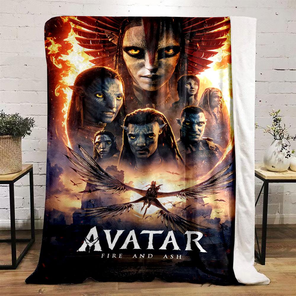 Fiery Wings, Orange Flames, Flying Figures, Dramatic and Atmospheric Scene. for All Seasons Blanket Lunch Break Throw Gift