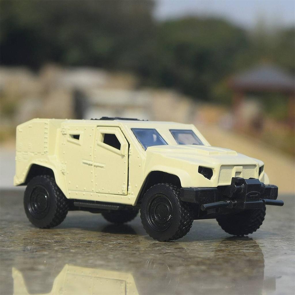 American JLTV Armored Vehicle 5 Inch Metal Car Simulation Diecast & Toy Vehicle RMZ City 1:36 Alloy Military Model Gifts For Children