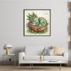 Dragon Full 14CT DIY Stamped Cross Stitch Kits for Beginners Adults Home Wall Decor Embroidery Needlepoint Starter Kits 40x40cm