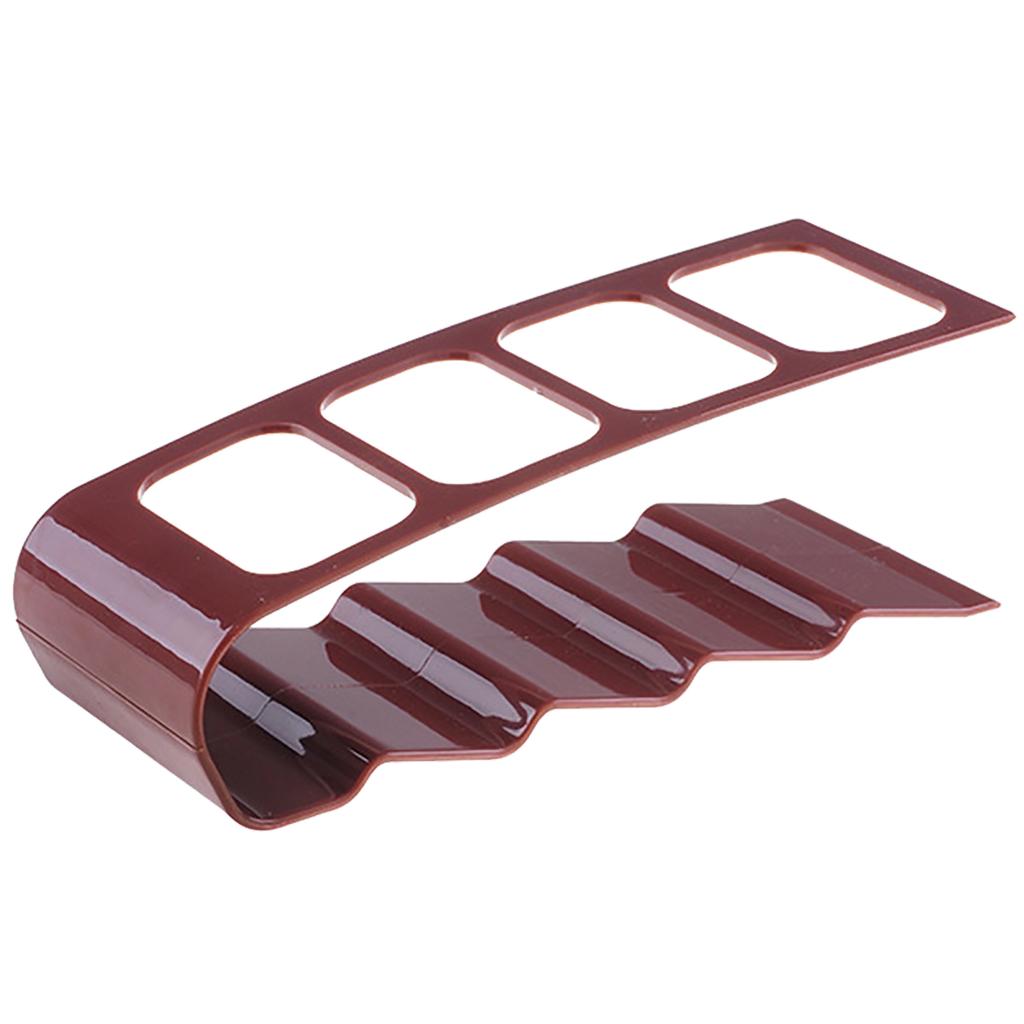 Remote Control Holder with 4 Compartments Plastic Easily Accessible TV Remote Caddy for Media