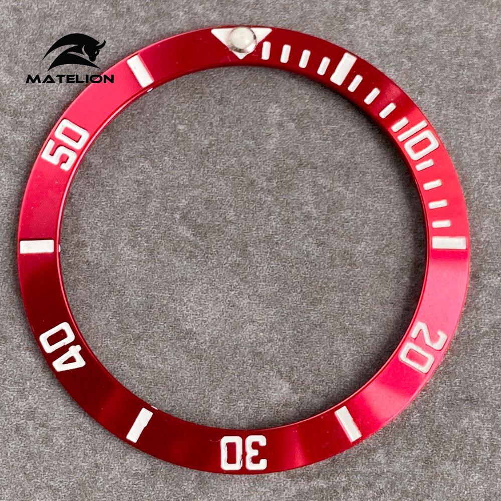 MATELION 38 мм керамический сплав часы безель вставка кольцо наклонная посадка 40 — фото 17