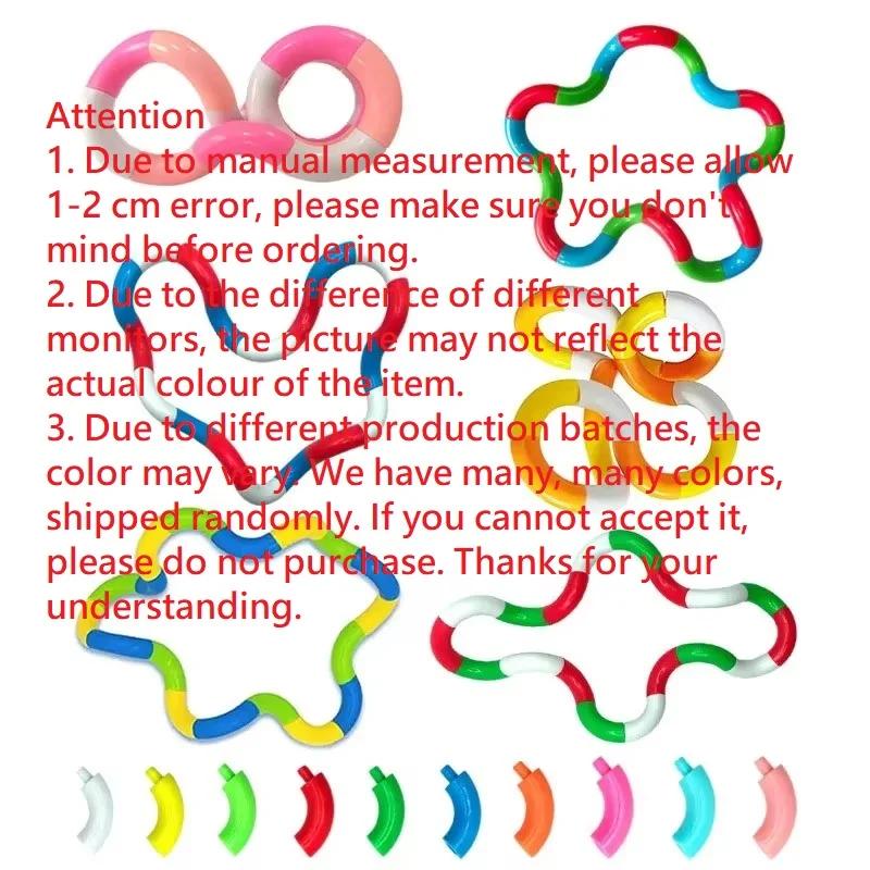 4Pcs Fun and Educational Twist Music Puzzle Toys for Kids-Vent Deformation Rope Knot Pressure Children Toys Gift