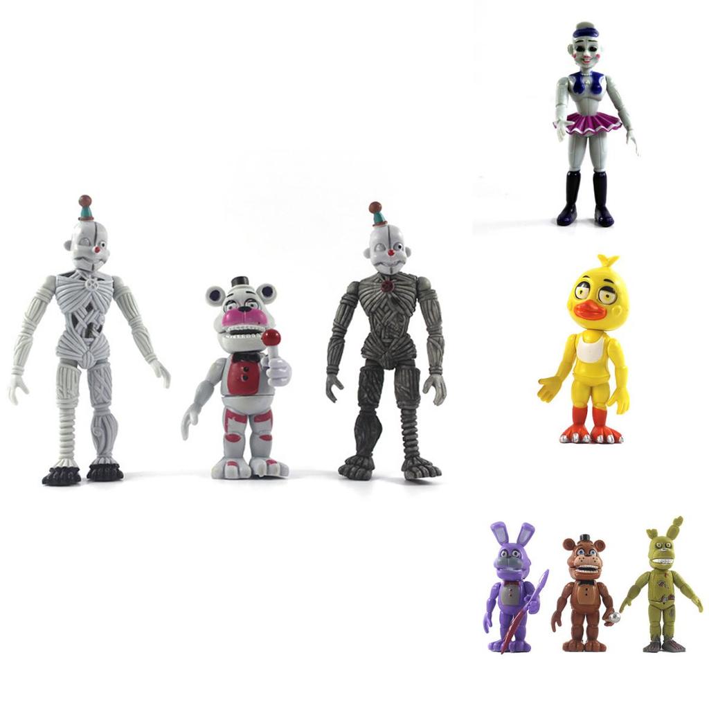 Captivating 6-piece Fnaf Five Nights At Freddy's Action Figures For Enthusiastic Fans