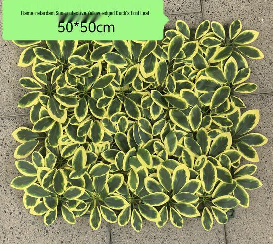 Flame-Retardant Green Wall: Anti-Aging Lawn Decoration for Malls & Backgrounds