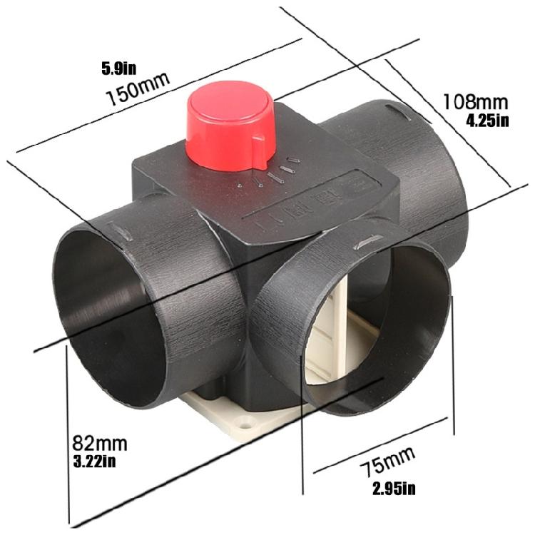 Reliable Three Way Valves Vent Ducting Exhaust Pipe Connector for Car Heating Systems Enhances Comfort in Cold Climates