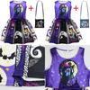 The Nightmare Before Christmas Halloween Girl Dress With Bow And Bag For Kids Ages 3 To 8