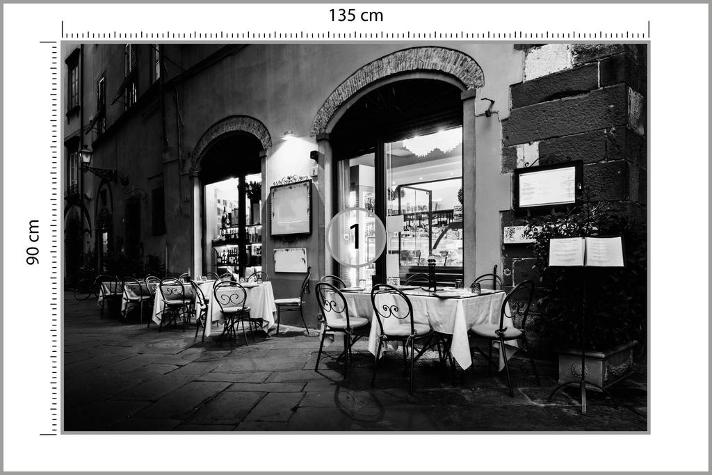 Photomural Italian Street Structural Vinyl 135x90
