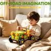 Iwood Children's Building Blocks Assembled Toys/Boys Fire Engine / Aircraft Model Children's Day Birthday Gift
