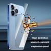 For iPhone 16/16 Plus/16 Pro/16 ProMax Tempered Glass Screen Protector Film HD Clear Full Cover Camera Lens Back Protector Film