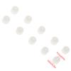 10Pcs Pulley Gear Micro Plastic Wheel White Pulley Wheel Fit Dc Motor Shaft 2Mm Toy Model