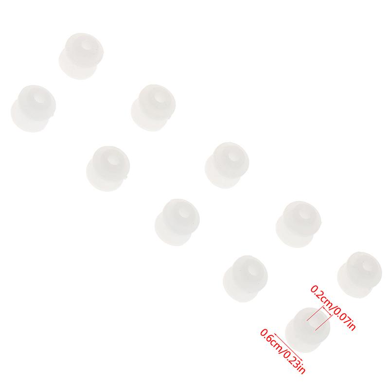 10Pcs Pulley Gear Micro Plastic Wheel White Pulley Wheel Fit Dc Motor Shaft 2Mm Toy Model