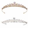 Rhinestone Luxury Beads Crown Wedding Headdress Birthday Crown Headpiece  Birthday