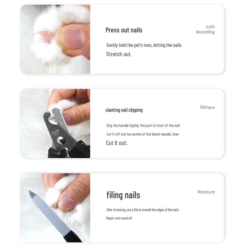 Hartley Pet Dog Nail Clippers for Small & Medium Breeds with File