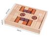 Large Raw Wood Building Blocks for Early Education and Cognitive Development - Red Sandalwood & Beech - Ideal for Kindergarten