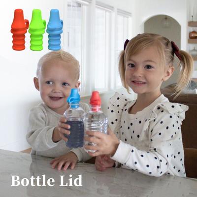 Water Bottle Lid Universal Silicone Bottles Nozzle Safe Durable Bite-Resistant Spout Cover Home Supply
