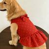 Golden Retriever Clothing Dress Summer Dog Clothes Corgi Border Collie Samoyed Husky Labrador Dobermann Big Large Pet Apparel
