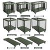 Easyreach Movable Storage Mesh Cage with Pallet & Wheels