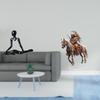 Creative Abstract Thinker Knight Statue Figurine Unique Desktop Ornament Waterproof Home Decoration