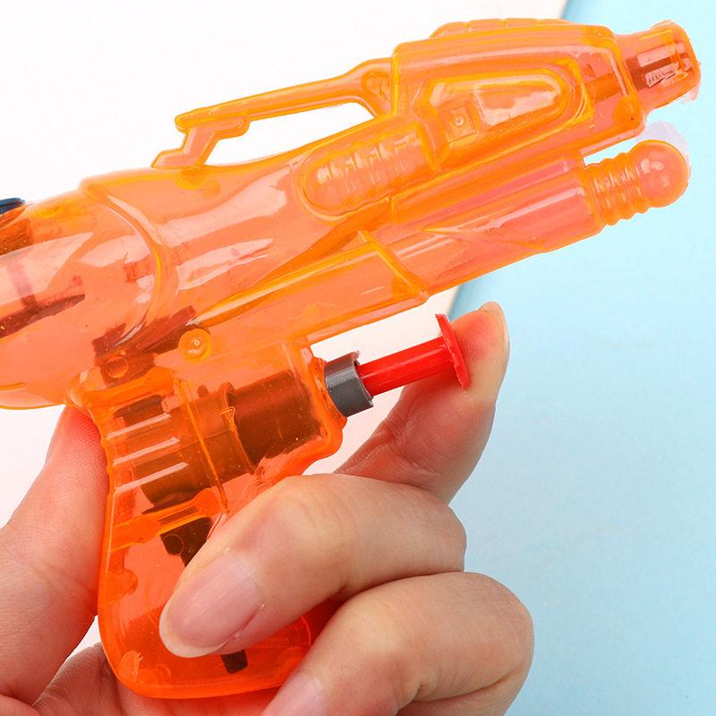 2/5/10pcs Plastic Mini Water Guns Transparent Squirt Water Guns Children Toy For Outdoor Beach Summer Outdoors Swimming Pool TMZ