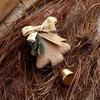 2pcs Xmas Hanging Ornaments Plush Christmas Tree Bell Merry Christmas Hanging Christmas Decorations for Tree