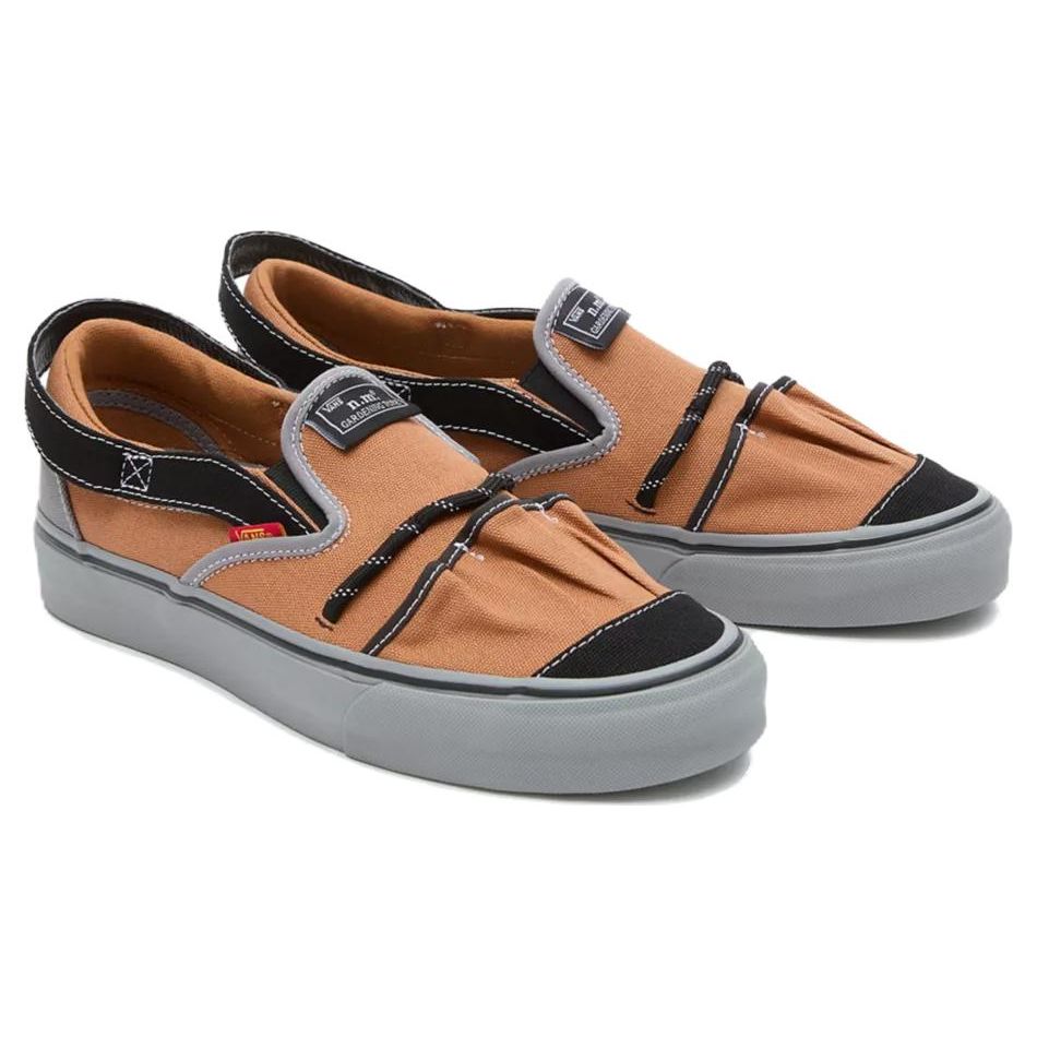 Nicole McLaughlin x Vans Slip-On VP VR3 LX Gardening Tote - Bruin Unisex Sneakers Grijs VN0009VYBXG