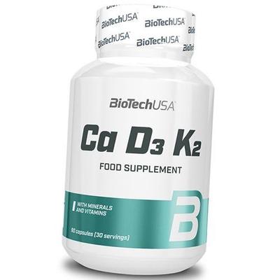 Vitaminai kaulams ir dantims, Ca D3 K2, BioTech (JAV)  (36084053)