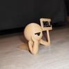 1 Pc 3D Printed Door Stop Decoration Creative Doll Door Stop Home Decoration Funny Door Stop Anti-collision Door Decoration