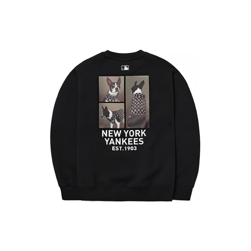 New MLB Sweatshirts Unisex Black 3AMT00221-50BKS