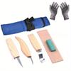 Woodworking Wood Carving Kit Set Hand Carving Chisel Knife Sharp-edged DIY Wood Gouge Chisel Carpenter Tools