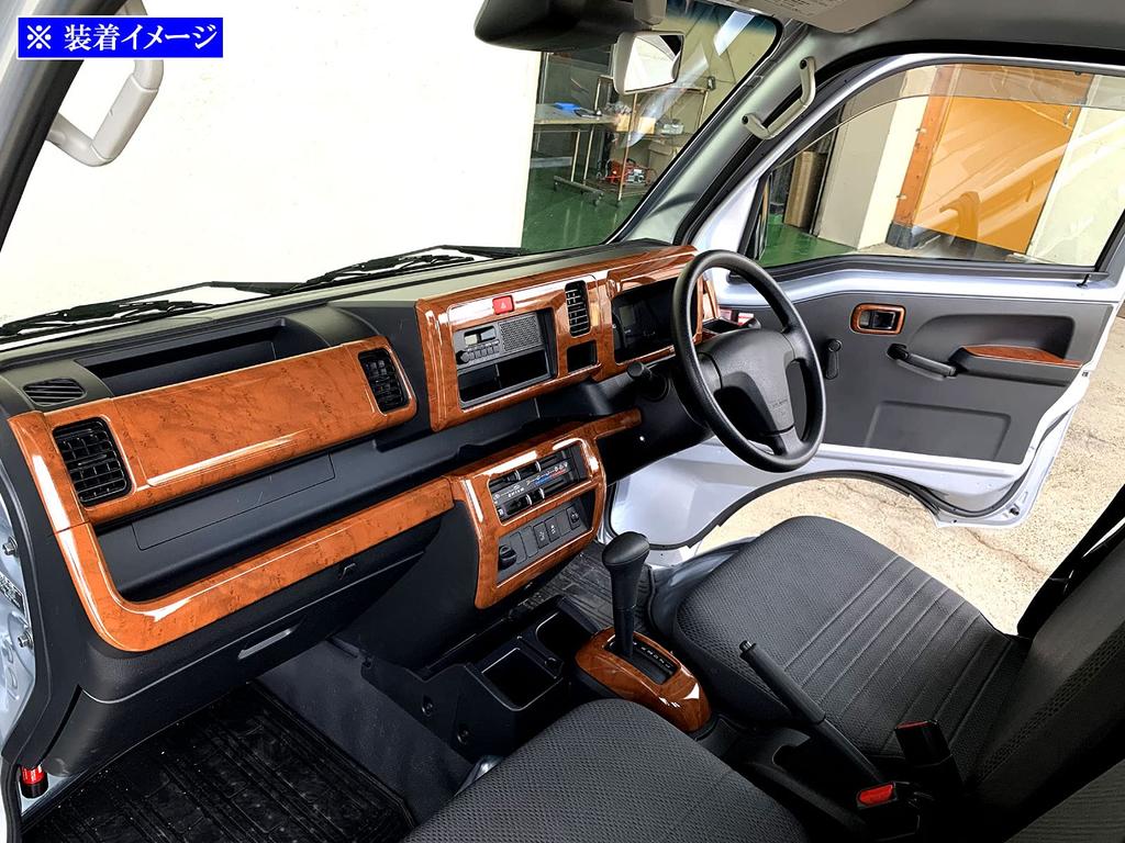 BRIGHTZ Hijet Truck S500P S510P Early Interior Panel Set 11PC Wood Style S500 S510 S 500 510 [WOOD-PAN-009]