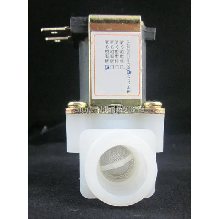 1/2" by 1/2" Thread male DC 12V Electric Solenoid Valve Normally Closed NC Water Inlet Flow Switch Control