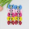 Adorable Polka Dot Mickey Mouse Hair Clip - Sweet Princess Accessory for Kids