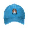 Personalized Cotton Peeking Dog Cavalier King Charles Spaniel Baseball Cap for Unisex Women Adjustable Dad Hat Sports