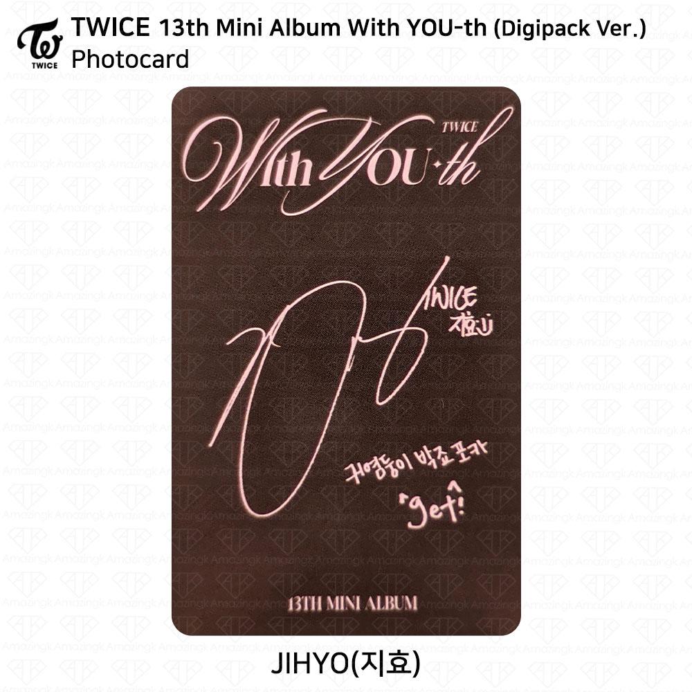 Twice 13th Mini Album With YOU-th Youth Photocard Poster Film Sticker Jihyo KPOP K-POP