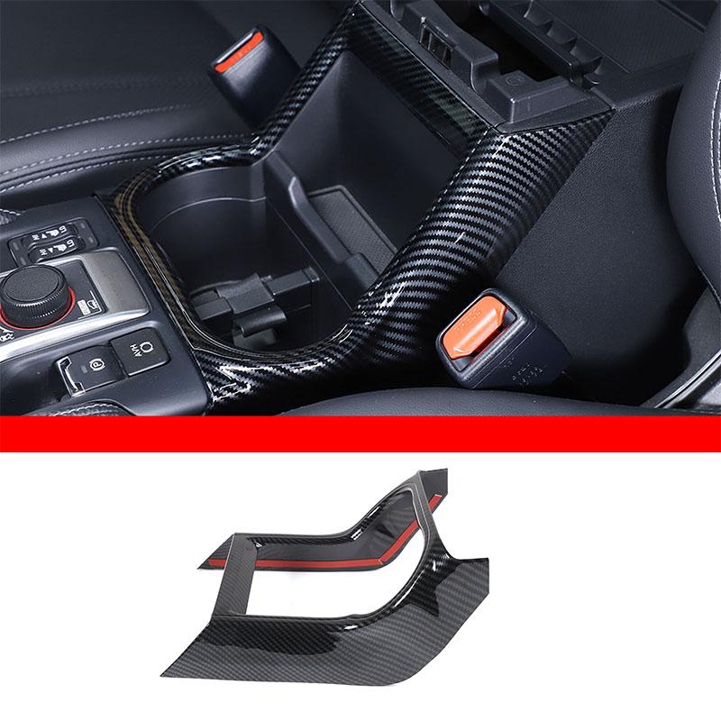ABS Carbon Fiber For Subaru Forester -2024 Interior Kit Car Dashboard Console Gear Shift Panel Cover Trim Car Accessories