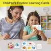Emotions Flash Cards Realistic Picture Emotion Cards for Toddler Educational Learning Flashcard Compact for Kid Girls Boys