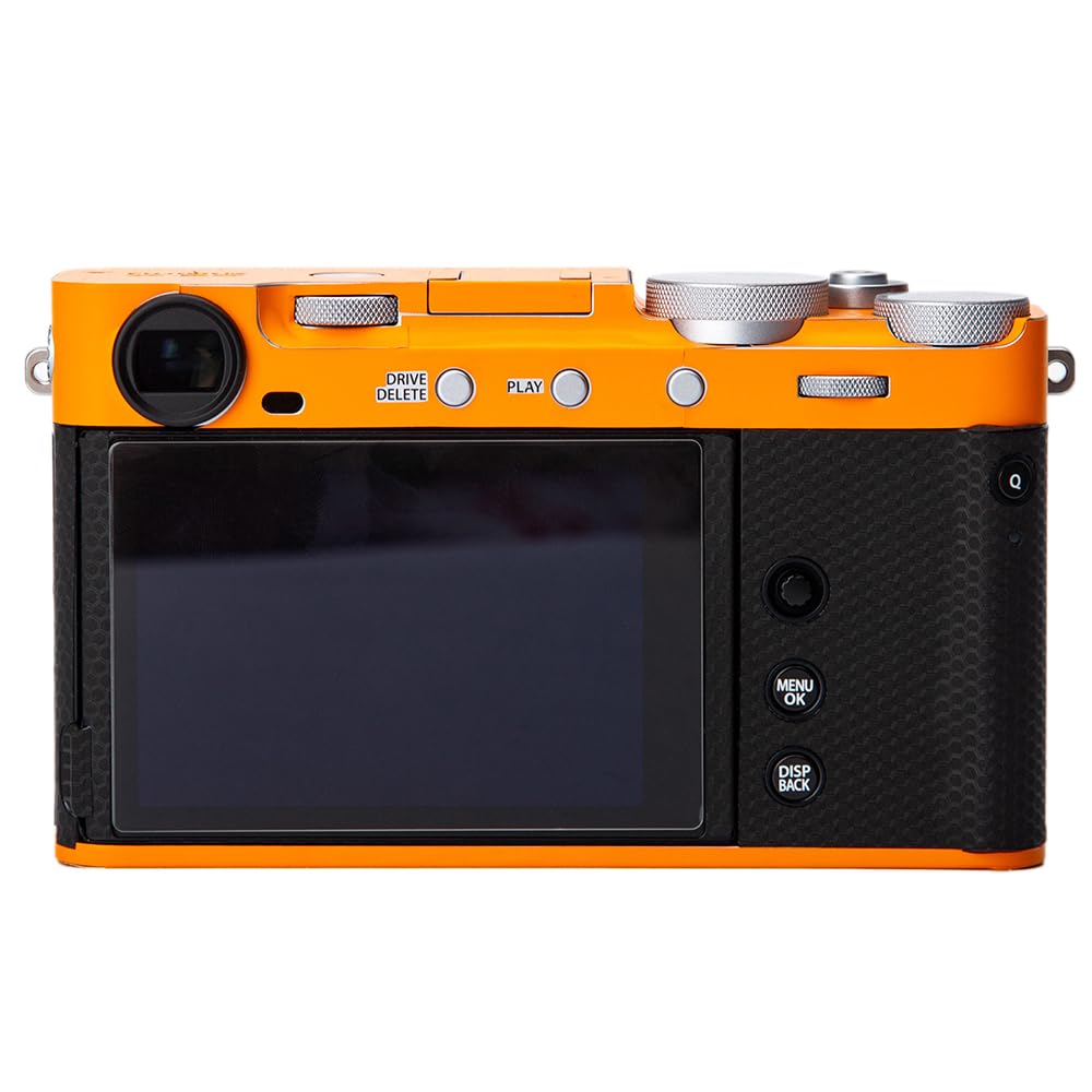 Scratch-Resistant and Wear-Resistant Camera Skin Cover Protector for Fujifilm X-E5 (Matte Dust Orange)