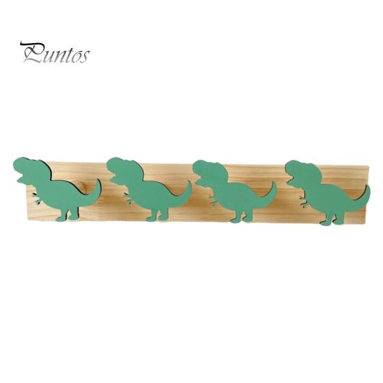 

Настенный крючок для хранения вещей, прочный, выдерживающий нагрузку, в форме динозавра, для прихожей в спальне, деревянный крючок для одежды, вешалка для пальто Tyrannosaurus Rex