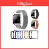 Elegante Milanese Metalen Band Polsband Armband Met Frame Voor Fitbit Blaze Horloge Tracker