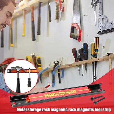 Heavy-duty Magnet Tool Bar Strip Rack,Magnetic Tool Holder,Wrench Organizer Wall Mounted Storage Tool Bar Strip Rack Space-Save