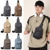 Waterproof Male Chest Bag Large Capacity Sports Chest Bag Portable Mobile Phone Bag  Outdoor