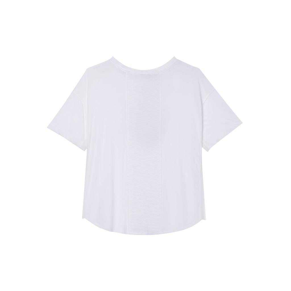 Nike Pro AeroAdapt Quick-Dry Running T-Shirt Women Tops White CU5523-100