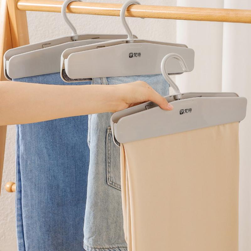 Long Skirt Non-Slip Pants Clip Storage Rack Pants Special Wrinkle-Free Pants Rack Jk Hanger Home Storage Artifact
