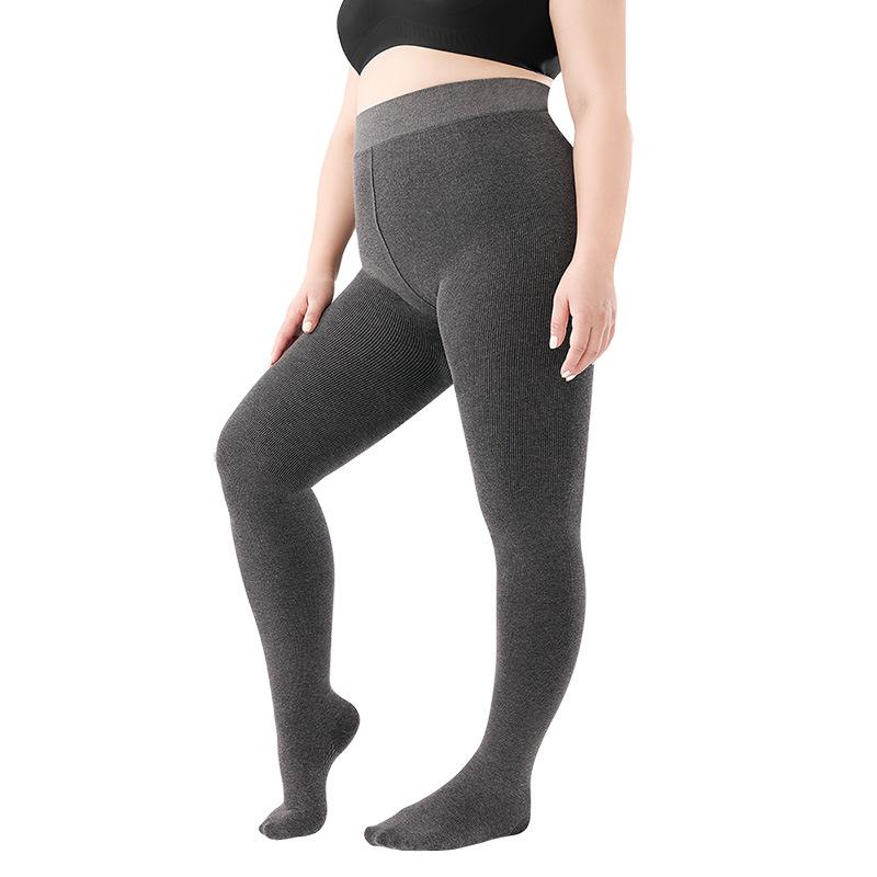 Velvet Leggings i plussstørrelse for kvinner: Tykk, varm og sklisikker for høst/vinter